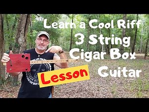 Learn to play 3 string Cigar Box Guitar - The Quarantine Files.