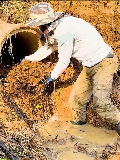 Big Debris Extraction from Farm Culvert