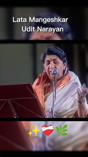 Lata Mangeshkar & Udit Narayan || Tu Mere Saamne live Concert #latamangeshkar #uditnarayan #shorts