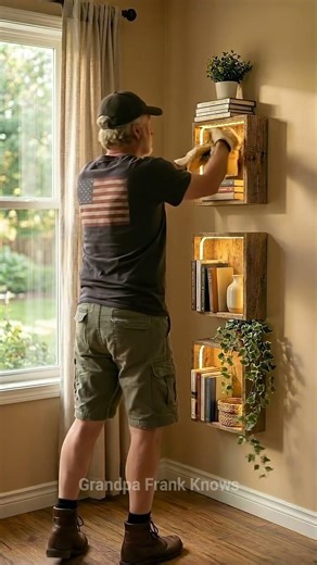 Why Grandpa Frank Builds Bookcases Like This 📚