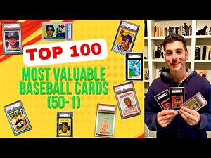 Top 100 MOST VALUABLE Vintage Baseball Cards in My Collection! (Part 2: #50–#1 Revealed!)