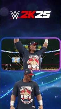 OPINION: JOHN CENA'S LAST MATCH WITH WWE 2K25 GAMEPLAY IN THE BACKGROUND #wwe2k25