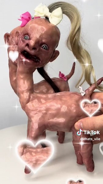 🦄 🌈 #mlp #creepy #weird #sculpture #mylittleponyfriendshipismagic #mylittlepony #horror #wtf #clay #sculpting #cursed #cursedtiktoks #creepytok #foryou #fyp #fypシ #tiktok #thatsvile