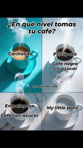 ¿En qué nivel tomas tu café? Descubre tu estilo