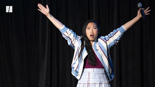 Awkwafina is the first Asian-American to win a Golden Globe Award for best actress in a musical or comedy film for her role in “The Farewell.” | HuffPost