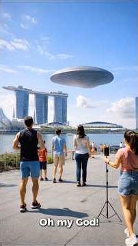 Alien spaceship in Marina Bay #humor #dessert #singapore #desserts
