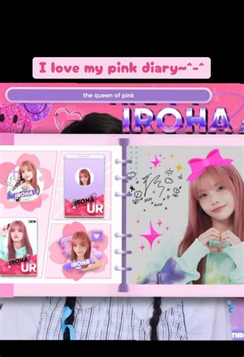 Minimalistic Pink Diary Design