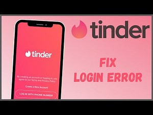 Fix Tinder App Login Error | Solve Login Problem of Tinder Dating App 2021