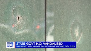 There’s been a scare at one of the most secure buildings in Adelaide, with a man armed with a hammer unleashing on the State Administration Centre. #9News | Nightly at 6.00pm | 9 News Adelaide