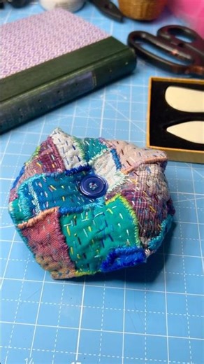 My First Pin Cushion Ever! - Biscornu Pin Cushion