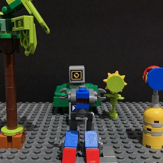 How to build mecha sonic in Lego #lego#sonicthehedgehog#stopmotion#tutorial#shorts