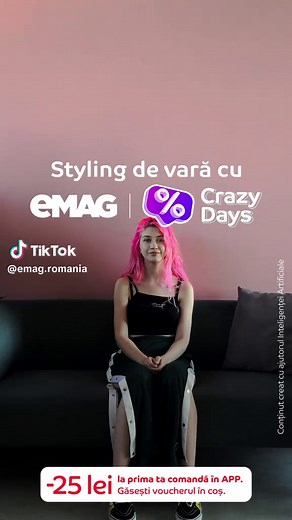 Ținuta de vară începe cu Crazy Days! Intră pe eMAG și alege-ți hainele preferate.