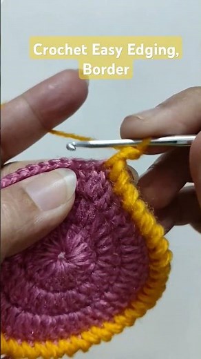 Crochet Easy Edging, Border, How To Tutorial