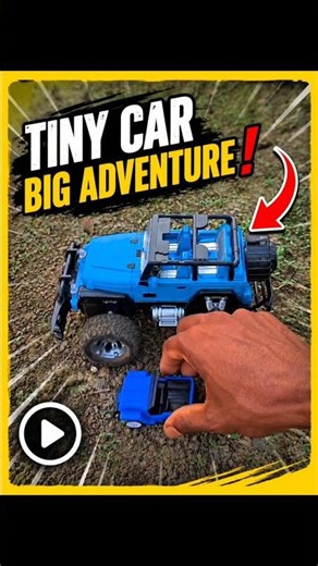 Big Blue Toy Jeep vs Mini Jeep 🚙🔥|remote control car #shorts #toys #jeep