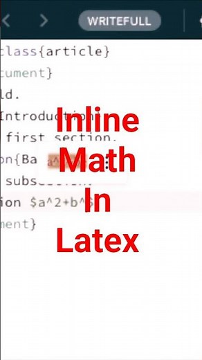 How to Write Inline Math in LaTeX (Quick Guide!)