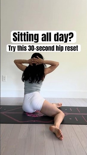 Undo hours of sitting with one simple hip and low back stretch