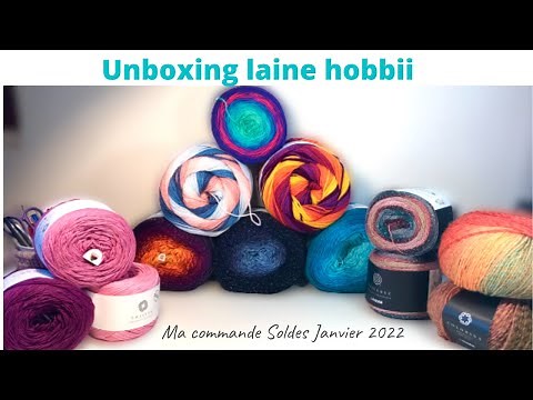 Unboxing laine Hobbii - Soldes Janvier 2022
