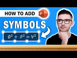 How To ADD SYMBOLS in PowerPoint | Math Equations and Symbols