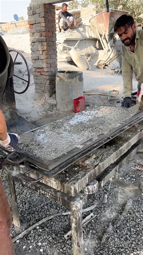 This is the real process of making concrete slabs | Mix Global Channel