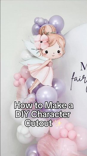 How to Make a DIY Character Cutout (Easy Party Backdrop Hack!) 🎉✂️