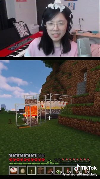 Innovative Minecraft Creation by Michael (@lilypichu)