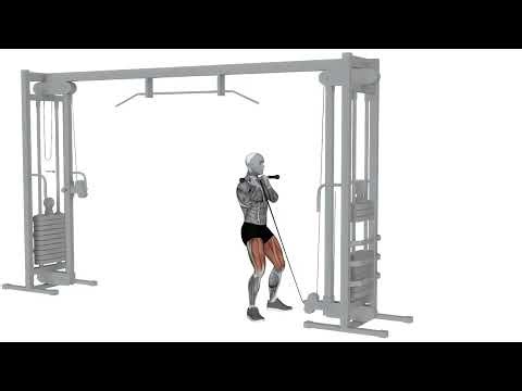 Cable Goblet Squat - Proper Form & Technique [4K]