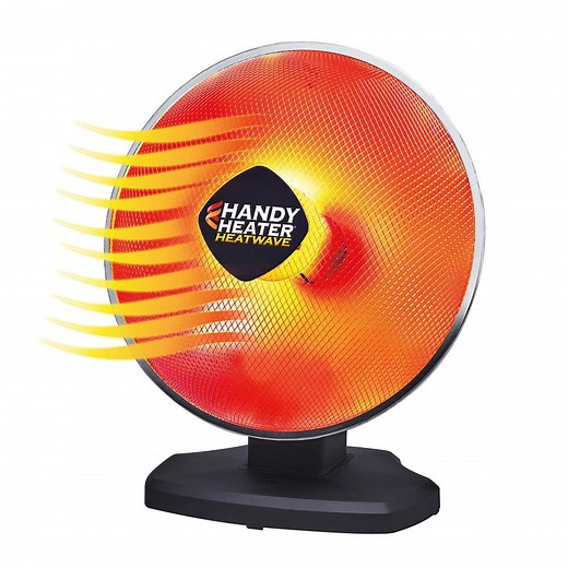 Check The Home Depot's Q&A Before Buying: HANDY HEATER 1200-Watt Electric Oscillating Ceramic Parabolic Space Heater
