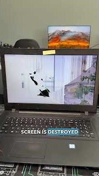 Smashed Laptop Screen! #pc #tech #pcrepair #repair #computerrepair #techtips #laptoprepair