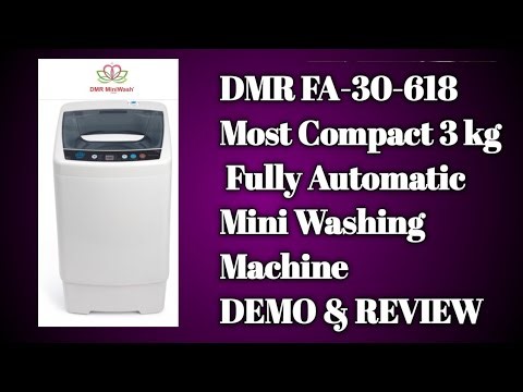 DMR fully automatic 3 kg washing machine demo and review