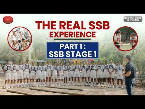 The Real SSB Experience | Part 1 : SSB STAGE 01