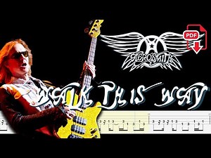 Aerosmith - Walk This Way (🔴Bass Tabs | Notation) ‪@ChamisBass‬ #aerosmith #aerosmithbass #basstabs