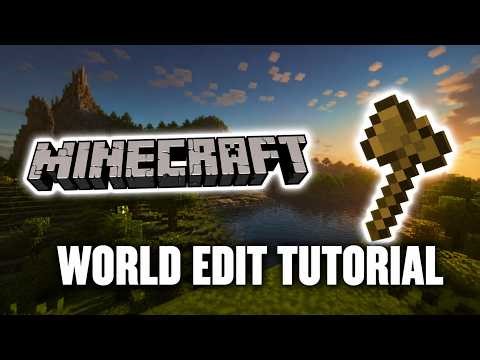 Minecraft WorldEdit tutorial under 2 minutes!
