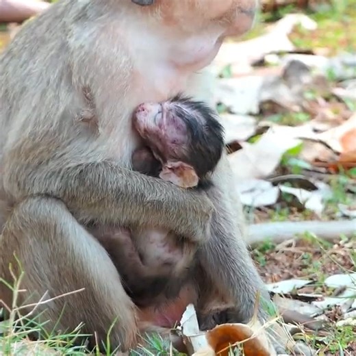 Condition of the baby Meeko before being rescued currently Baby Meeko is under the care of NGO | Metro Monkey