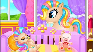 Newborn Baby Pony Princess