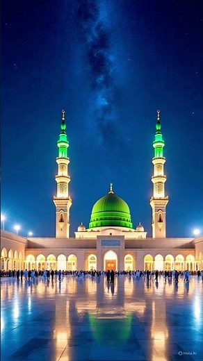 Al-Masjid an-Nabawi – Green Dome of Madina | Holy Mosque in Saudi Arabia