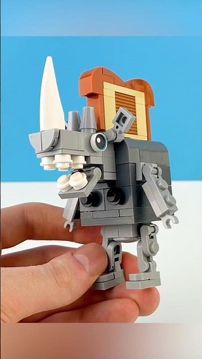 How to make LEGO Rhino Toasterino Steal a Brainrot Meme #memes