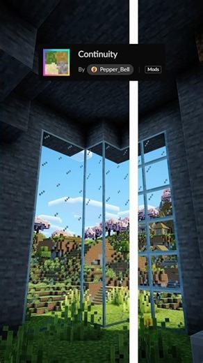 Best Minecraft texture packs / Continuity mod #minecraft #minecraftmemes