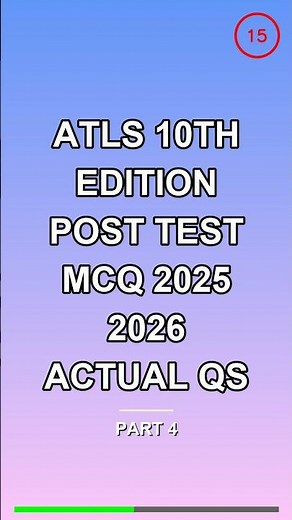 atls 10th edition post test mcq 2025 2026 actual q