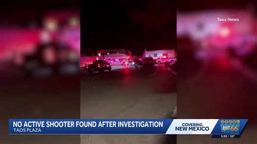 No shooter found after Taos Plaza threat