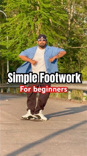 Easy Footwork Tutorial for Beginners 🔥 #hiphop #dancetutorial #footwork #stepbystep #beginners