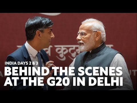 Rishi Sunak behind the scenes at the G20 in Delhi | India Day 2 & 3