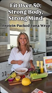 Happy Saturday my friends! Here’s a quick, easy, healthy, and protein-packed lunch for you to try this weekend… my Tuna Wrap Lunch recipe from the latest issue of Fit Over 50: Strong Body, Strong Mind. It’s light, fresh, and filled with nutrients to fuel both your body and mind!!! Want more simple and delicious recipes like this, PLUS energizing low-impact workouts and lifestyle tips? ✨Grab your copy of my newest magazine today – available as a paper copy or a digital download – through the link