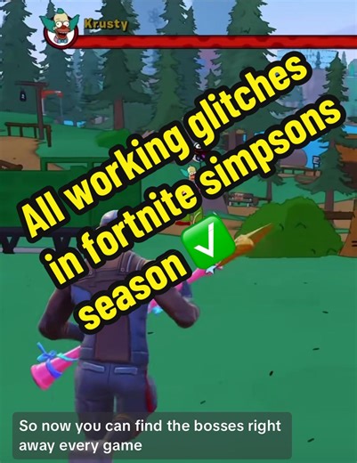All Working Glitches in Fortnite Simpsons Season