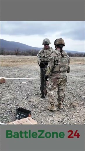 U.S. Soldiers Blast Targets with the AT4-CS! #military #army #shorts