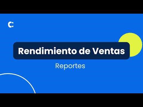 Rendimiento de Ventas - Reportes y Dashboard en Clientify
