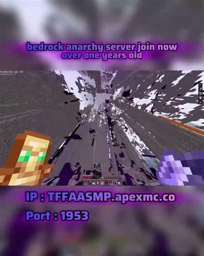 bedrock Minecraft anarchy server SMP #minecraft #minecraftshorts #mincraftpvp #gaming #music ￼