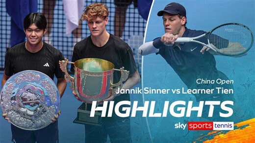 Jannik Sinner vs Learner Tien | China Open final highlights