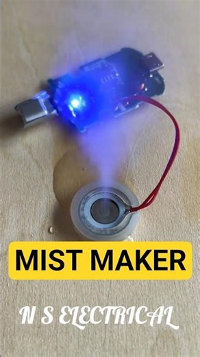 Mist maker Diy mist machine pcb battery and coil home made mist electrical electronic experiment