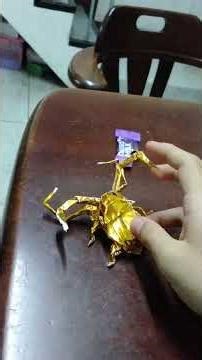 Origami harlequin beetle by Robert j. Lang, not a simple kids craft, don't put my vids on yt kids
