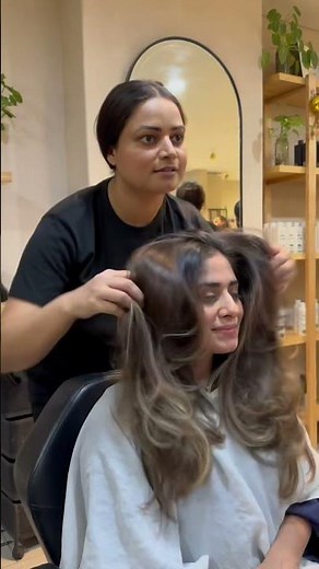 Perfect Long Layered Haircut Transformation! ✂️✨ #haircut #transformation #hairgoals
